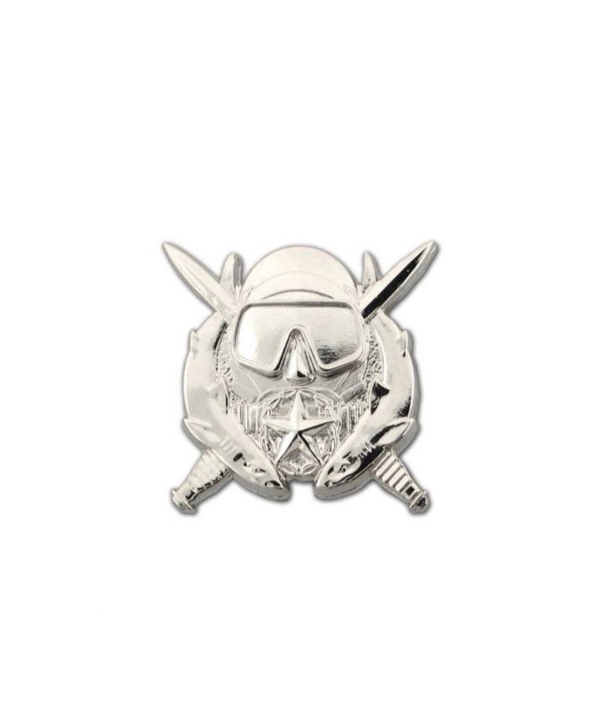 U.S. Army Diver Special Operations Supervisor Dress Mini STA-BRITE® Pin On Badge