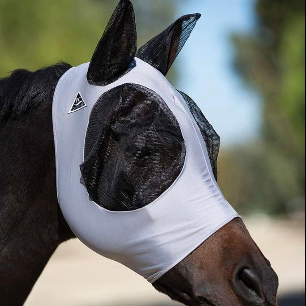 Masque anti-mouches en lycra anthracite