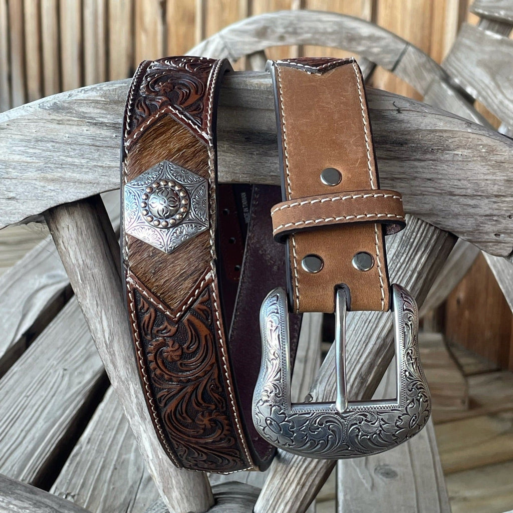 Ceinture en Poil de Veau | Hommes Nocona