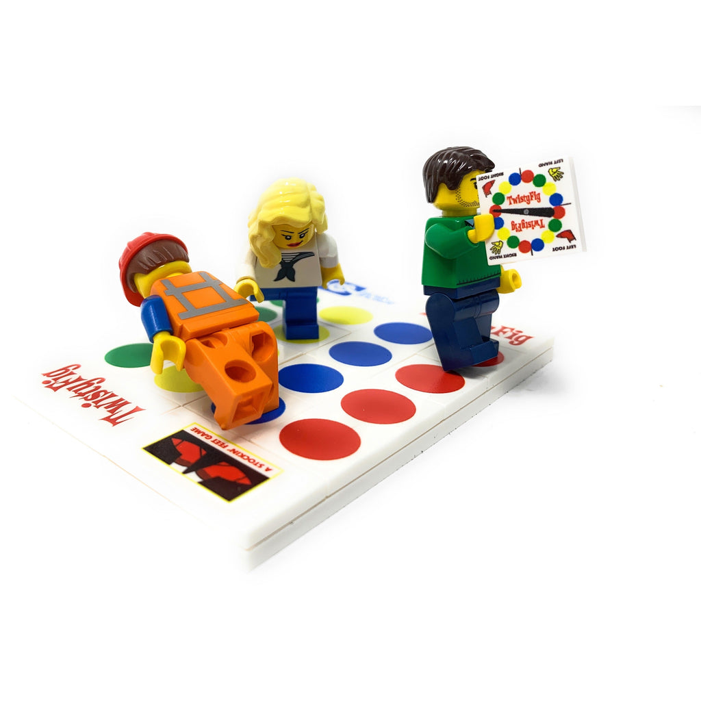 TwistyFig Minifig Board Game Building Set made using LEGO parts