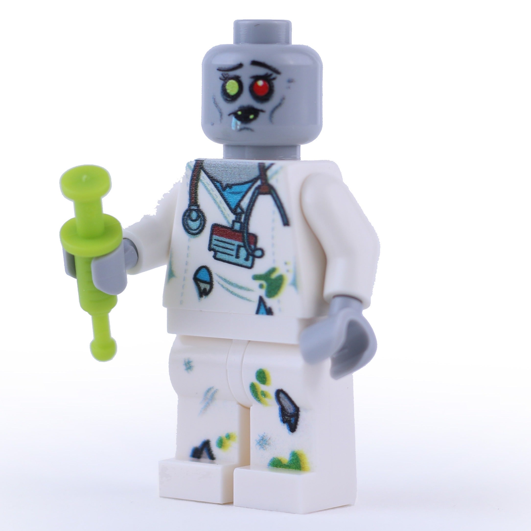 Infirmière Zombie - Figurine personnalisée fabriquée à partir de pièces LEGO