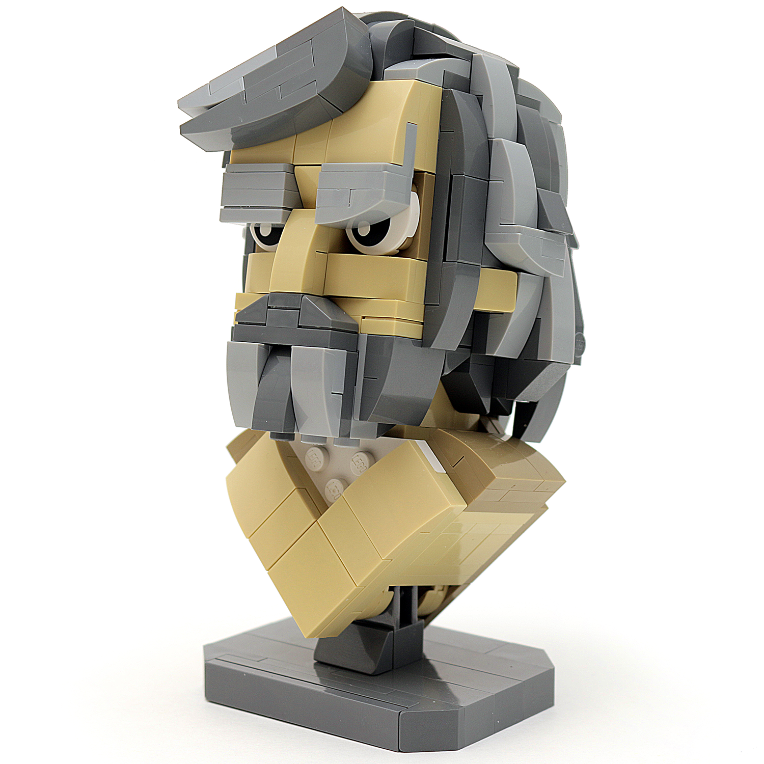 カスタムLEGOスターウォーズ最後のジェダイルーク・スカイウォーカーバスト LEGO®パーツ使用