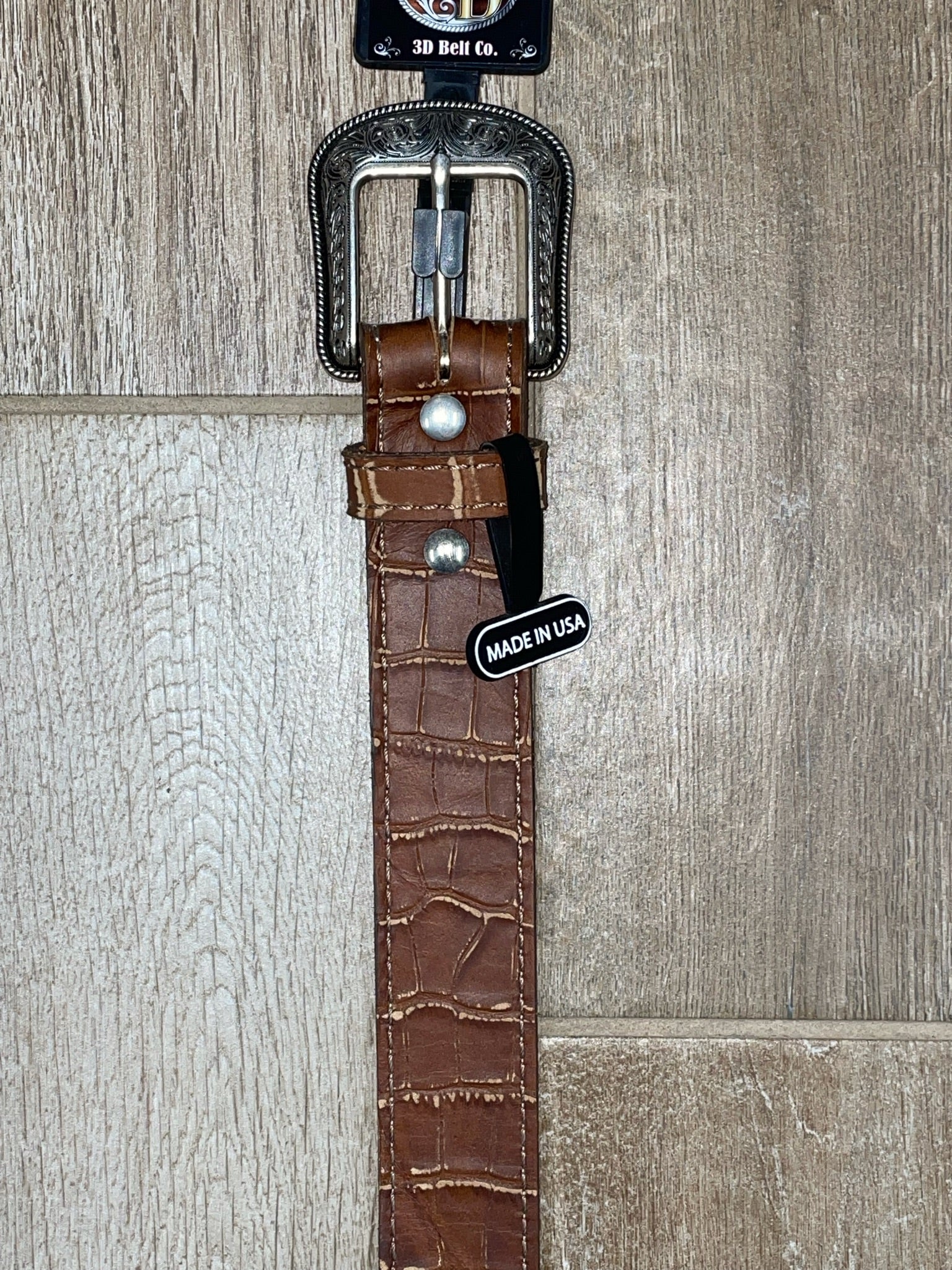 Vintage Croc | 3D Belt Mens
