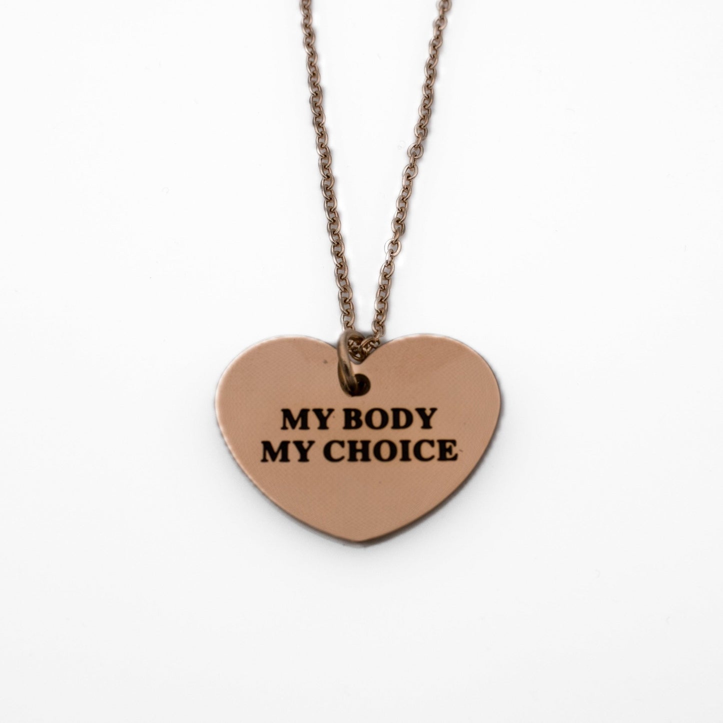 My Body My Choice Necklace - $10 from each donated to Plan C