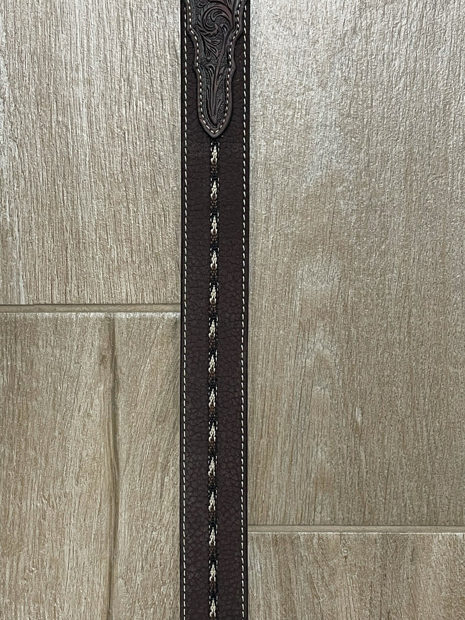 Ceinture tressée marron | Homme Ariat