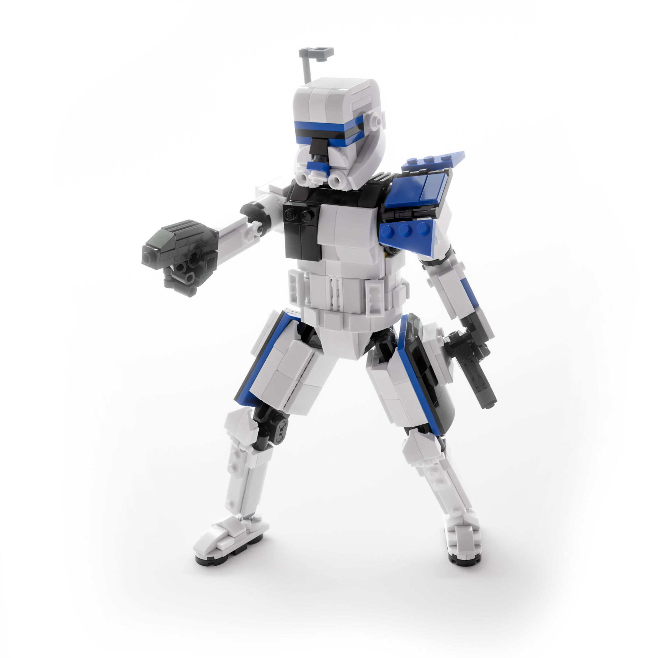 Figurine Cap Rex 9" - MOC personnalisée fabriquée à partir de briques LEGO