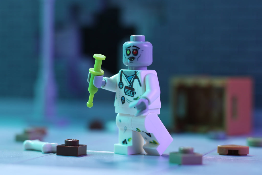 Infirmière Zombie - Figurine personnalisée fabriquée à partir de pièces LEGO