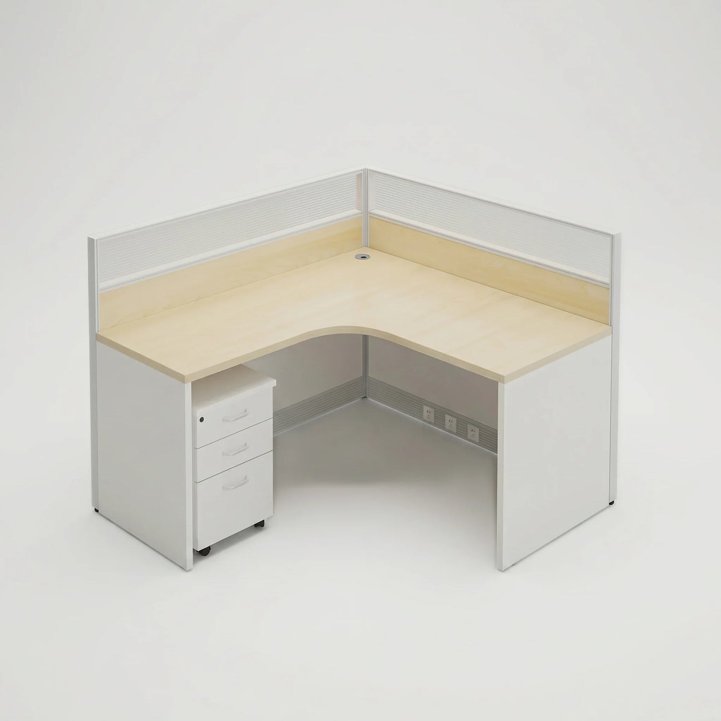 Solven · L-Shaped Cubicle Workstation