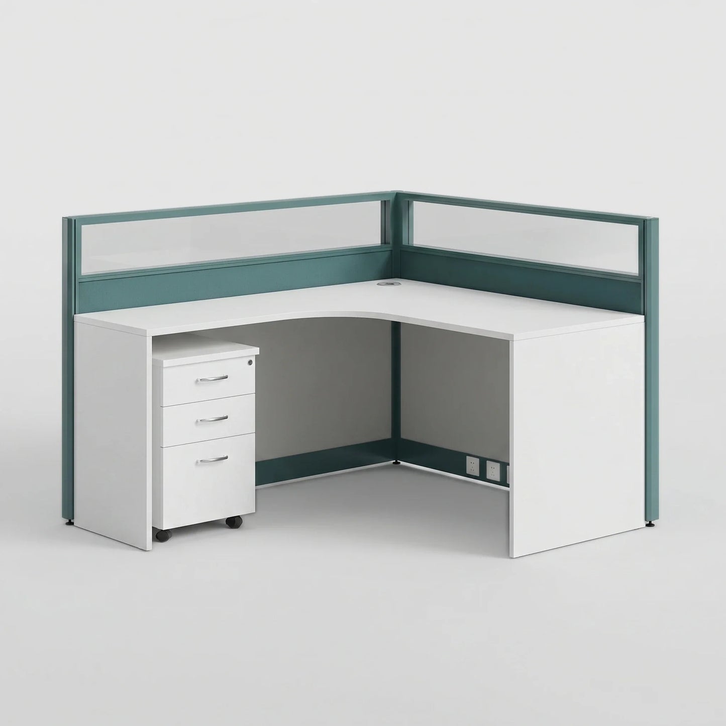 Trevik · L-Shaped Cubicle Workstation