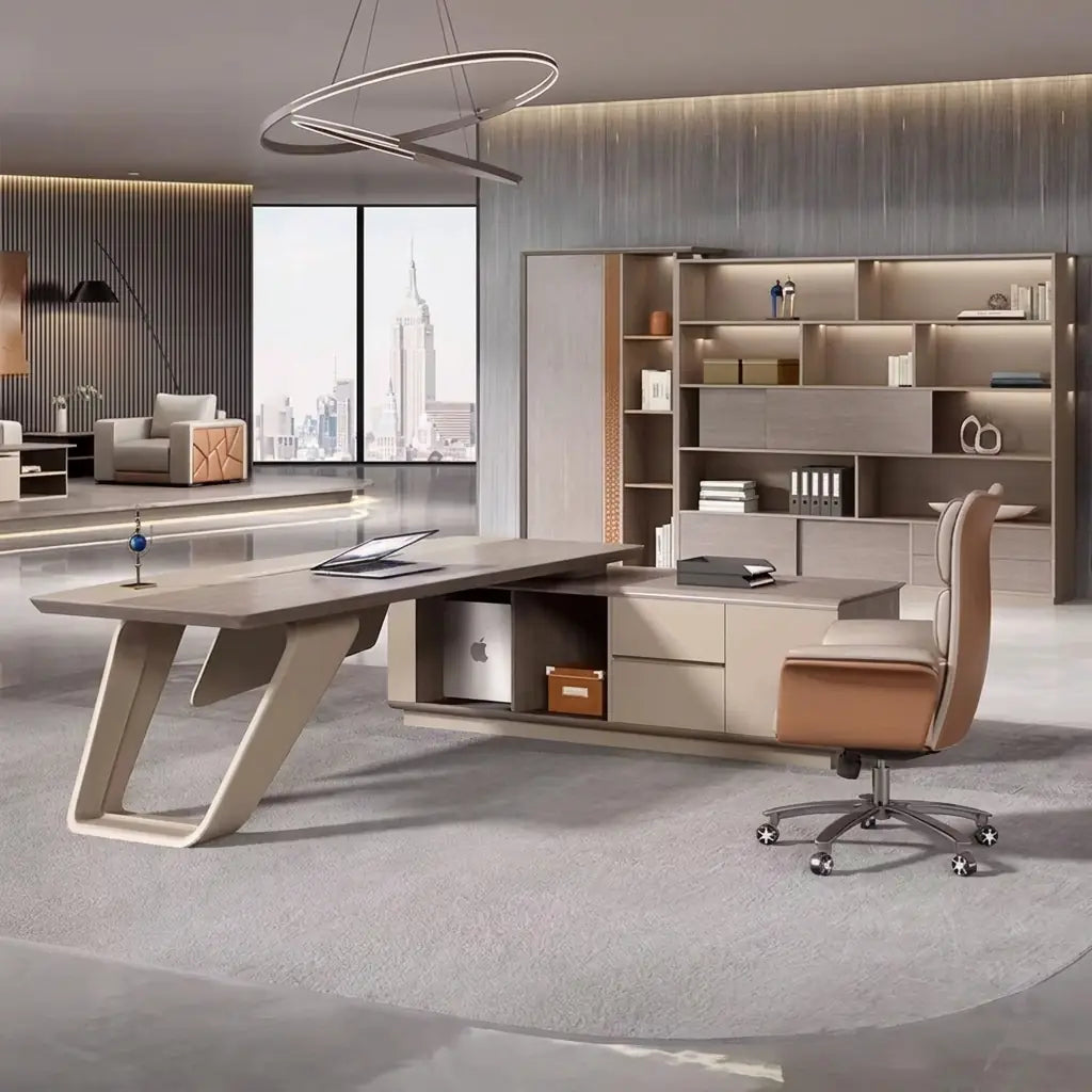 Seguin · Modern L-Shaped Executive Desk
