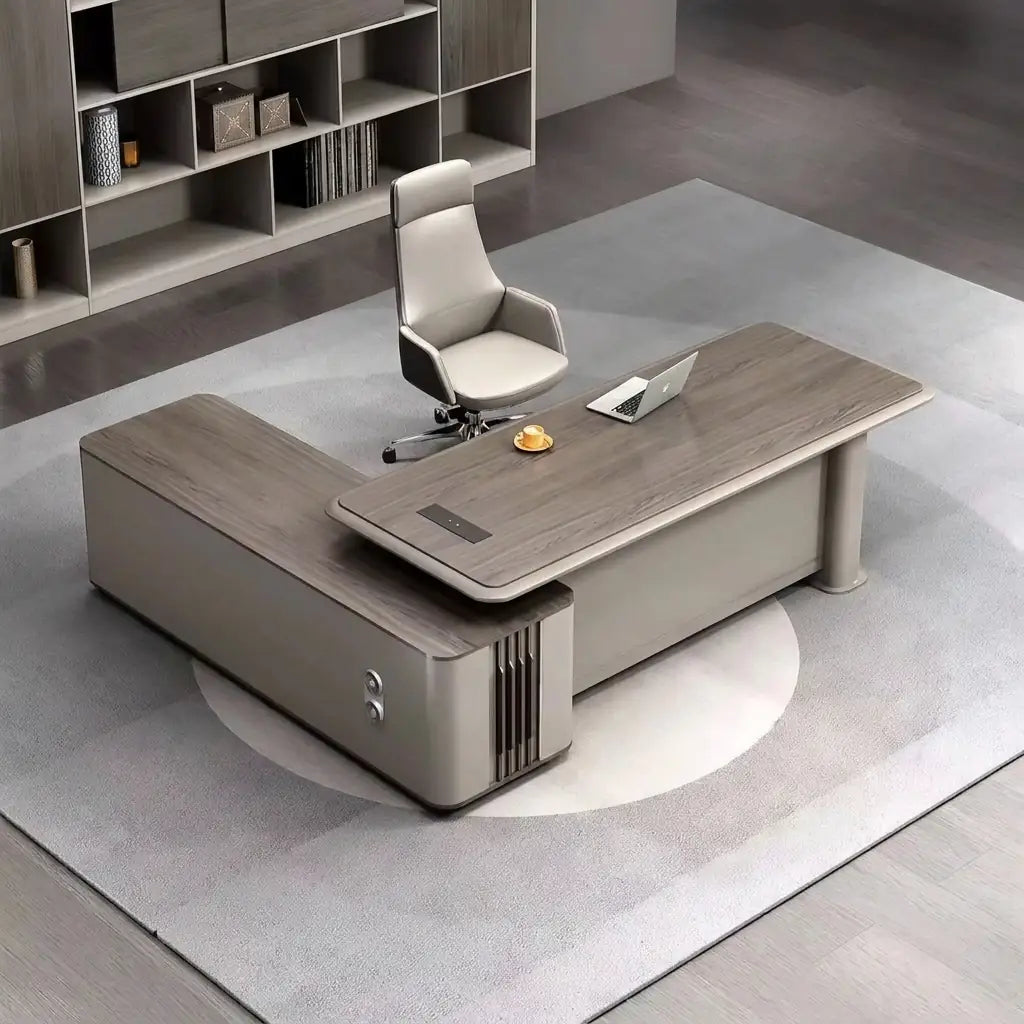 Teller · Modern L-Shaped Executive Desk