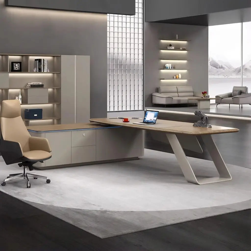 Laurier · Modern L-Shaped Executive Desk
