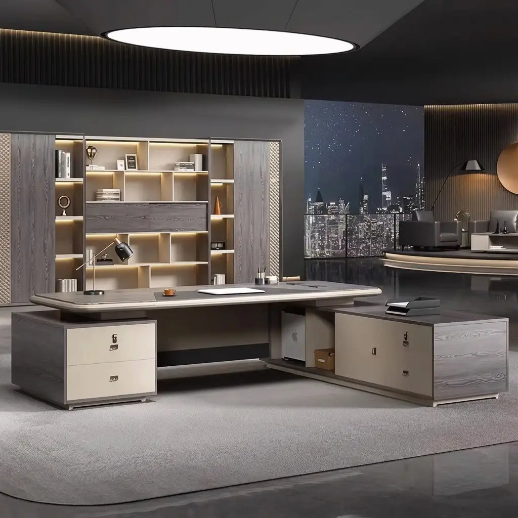 Fairwyn · Modern L-Shaped Executive Desk