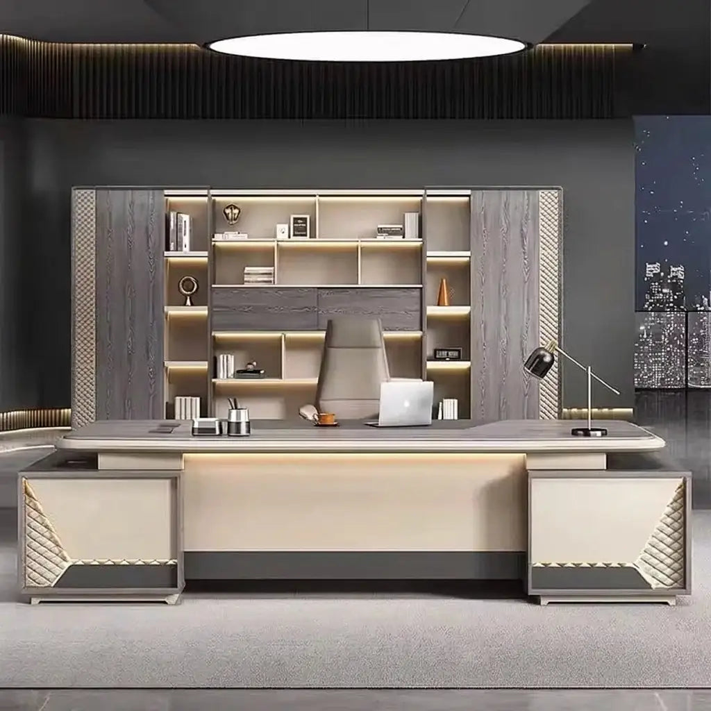 Fairwyn · Modern L-Shaped Executive Desk