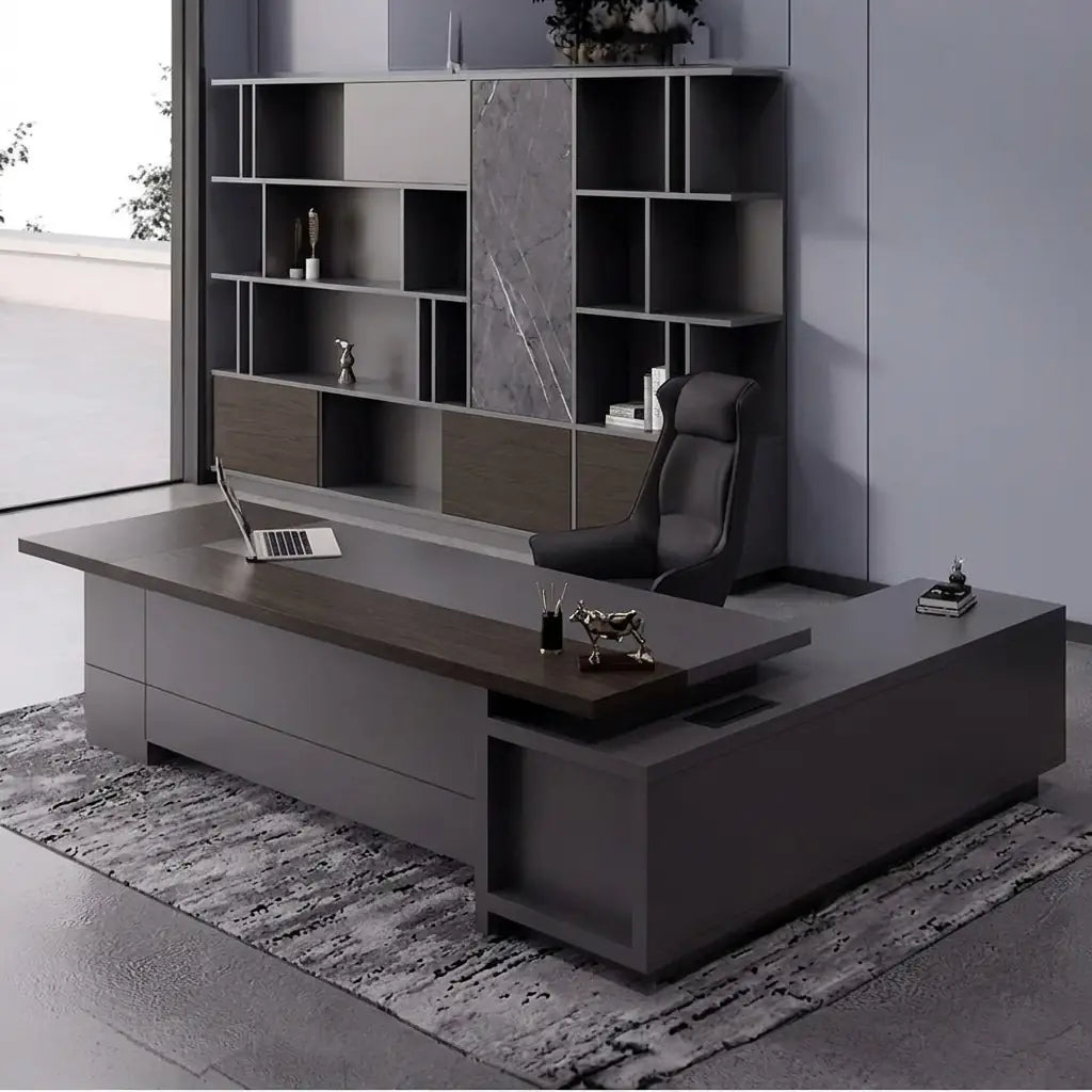 Carwin · Modern L-Shaped Executive Desk
