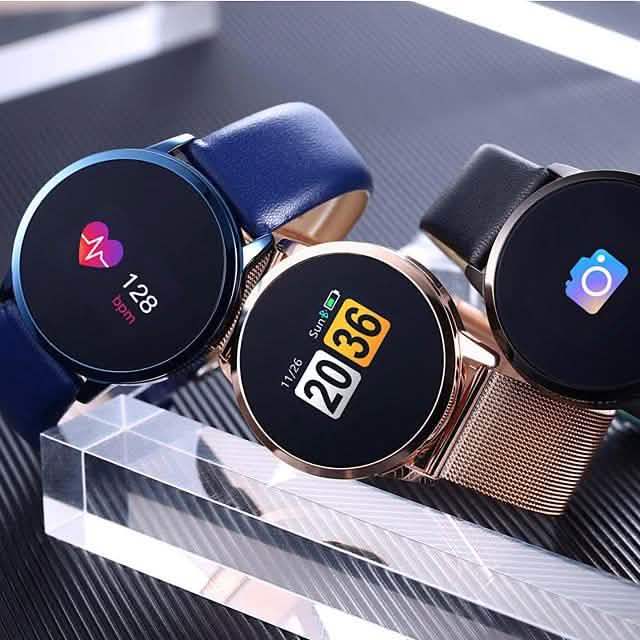 Montre connectée IMOSI Q8 en acier inoxydable avec suivi d'activité BT