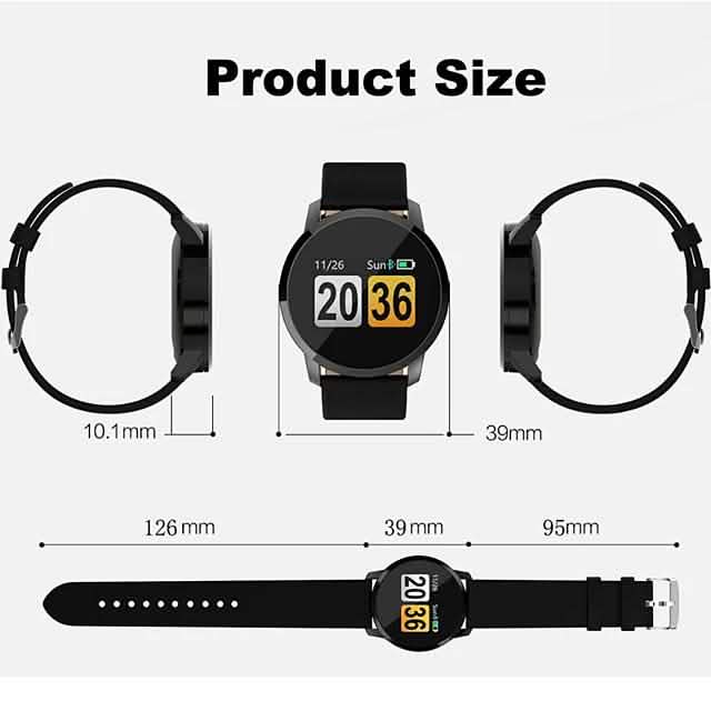 Montre connectée IMOSI Q8 en acier inoxydable avec suivi d'activité BT
