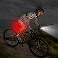 Lampe frontale de vélo iMounTEK résistante à l'eau IPX4 avec lampe LED d'avertissement/de sécurité arrière