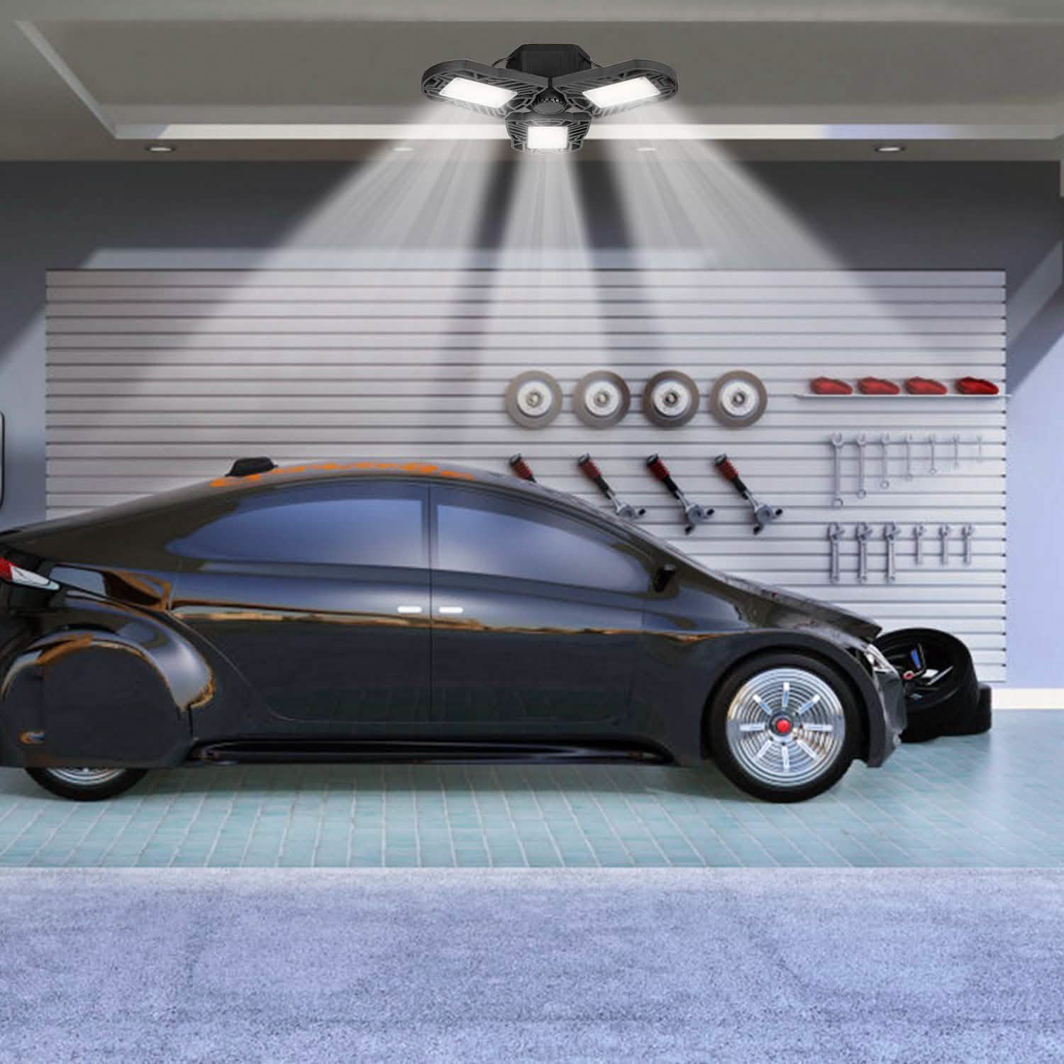 iMounTEK E26 /E27 80W 7000LM 6500K LED Garage Ceiling Light