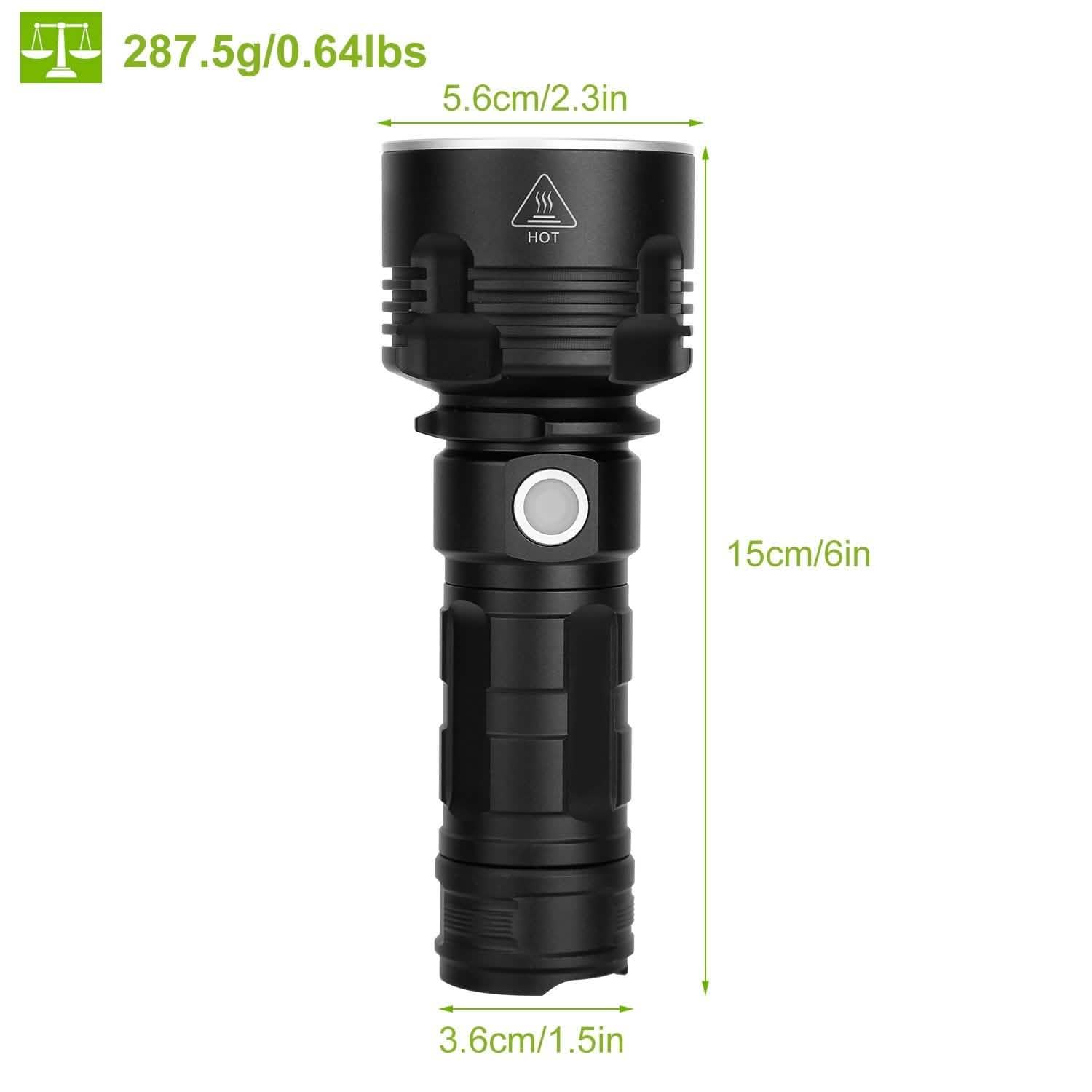 Lampe de poche LED iMounTEK avec 3 modes d'éclairage