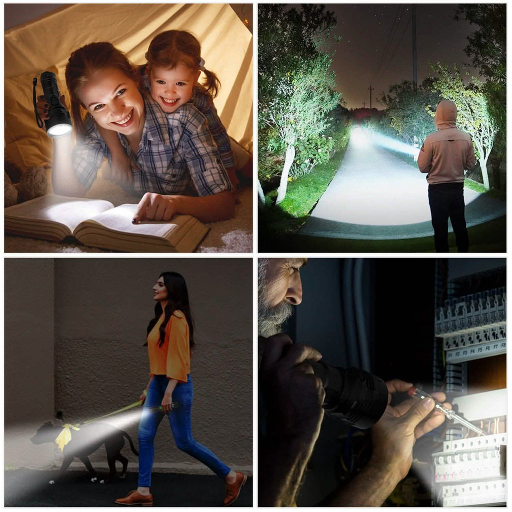 Lampe de poche LED iMounTEK avec 3 modes d'éclairage