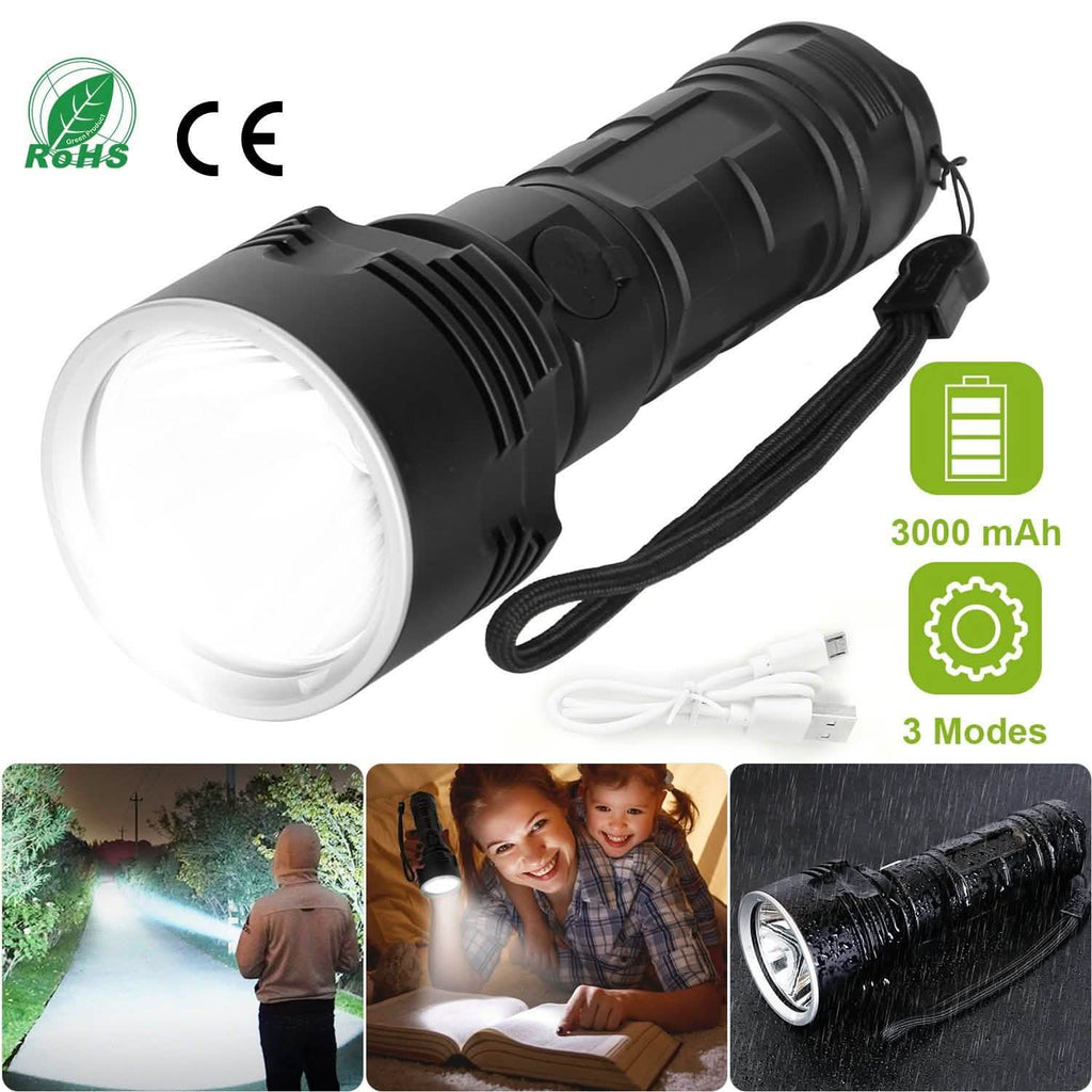 Lampe de poche LED iMounTEK avec 3 modes d'éclairage