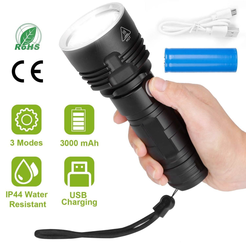 Lampe de poche LED iMounTEK avec 3 modes d'éclairage
