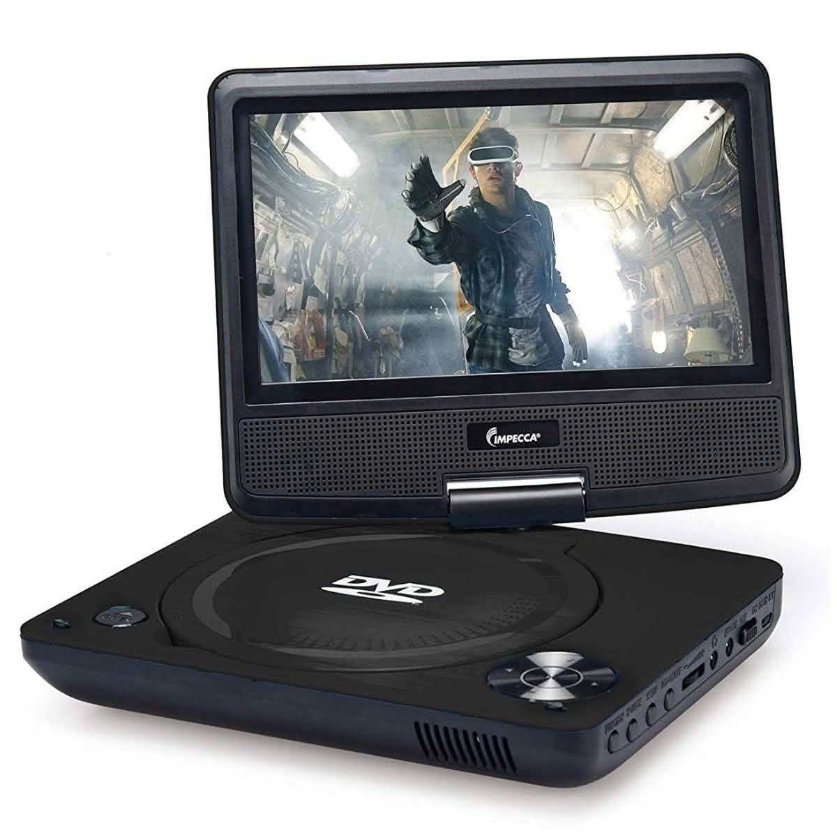 Impecca Portable DVD Player Swivel Screen
