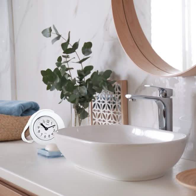 IMPECCA WCW-55W Waterproof Clock, 5.5in
