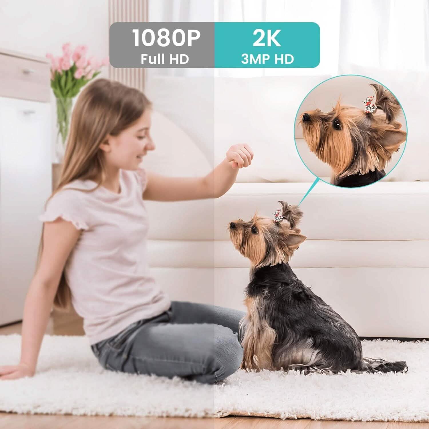屋内カメラ、ホームセキュリティ用カメラ ナイトビジョン対応（リファービッシュ品）