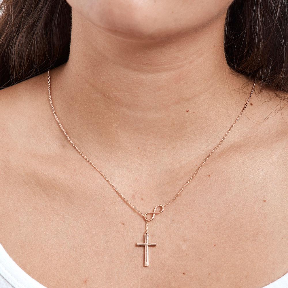 Infinity Cross Necklace