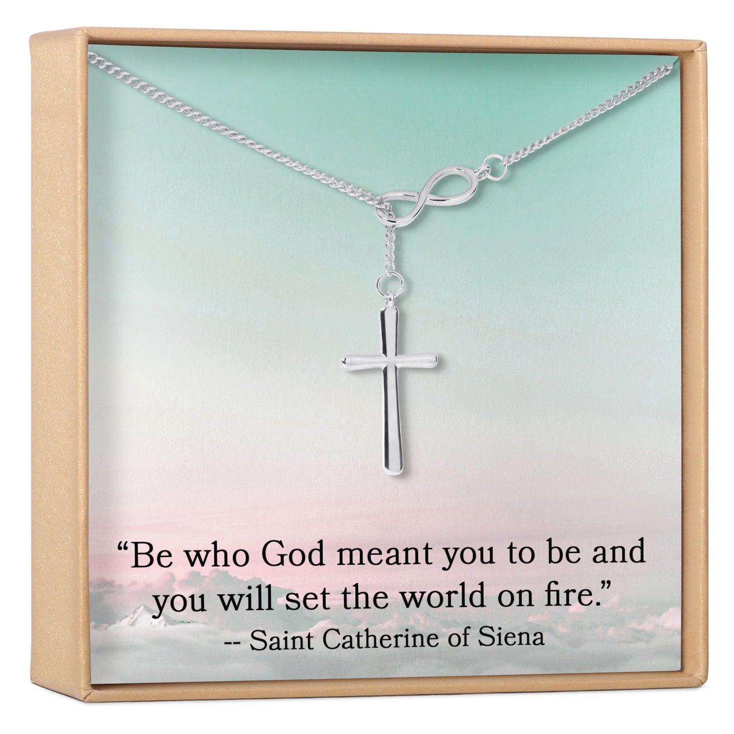 Infinity Cross Necklace