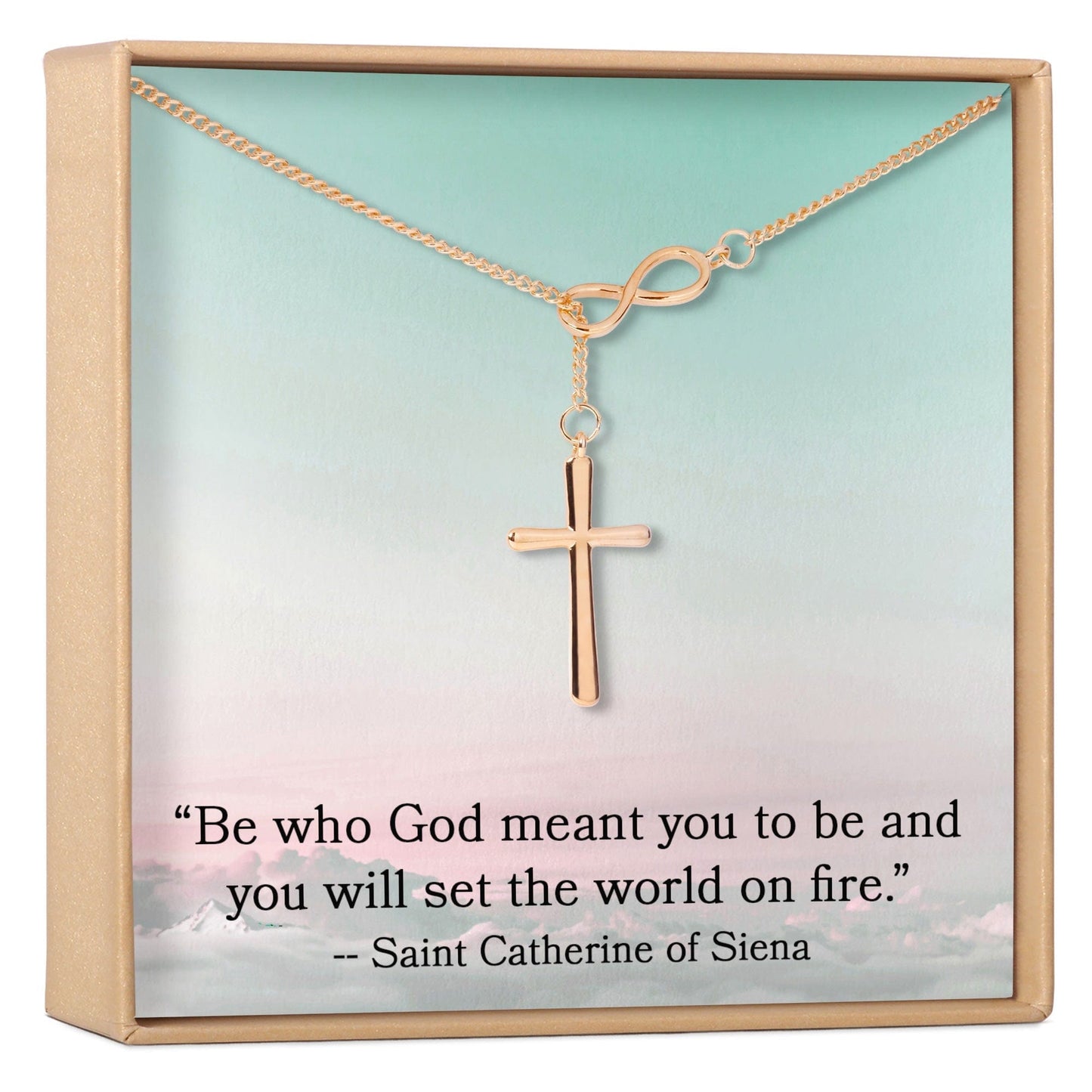 Infinity Cross Necklace