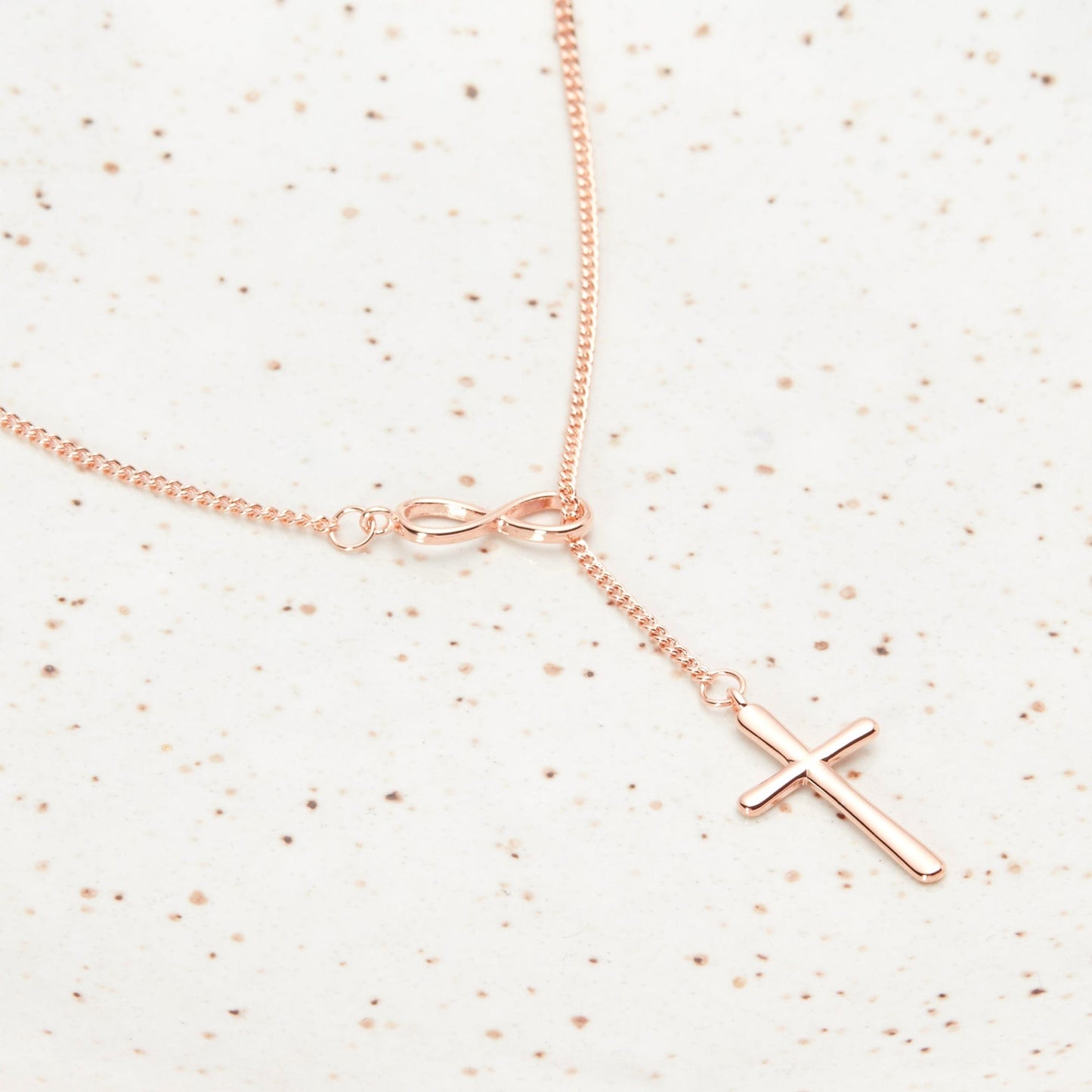 Infinity Cross Necklace