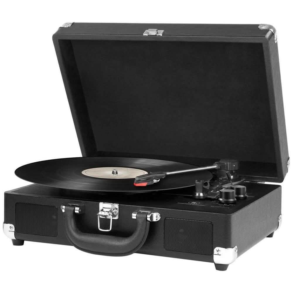 Platine vinyle valise vintage à 3 vitesses Innovative Technology Nostalgic (remise à neuf)