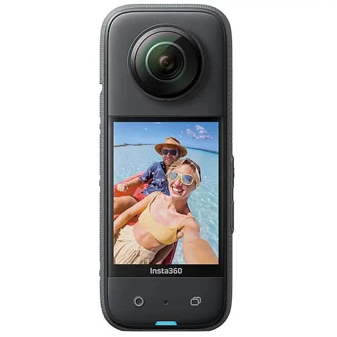 Kit Vlog Insta360 X3 64 Go - Caméra d'action 360 avec 360 5,7K, caméra mono-objectif 4K, étanche (Reconditionné)