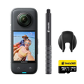 Kit Vlog Insta360 X3 64 Go - Caméra d'action 360 avec 360 5,7K, caméra mono-objectif 4K, étanche (Reconditionné)