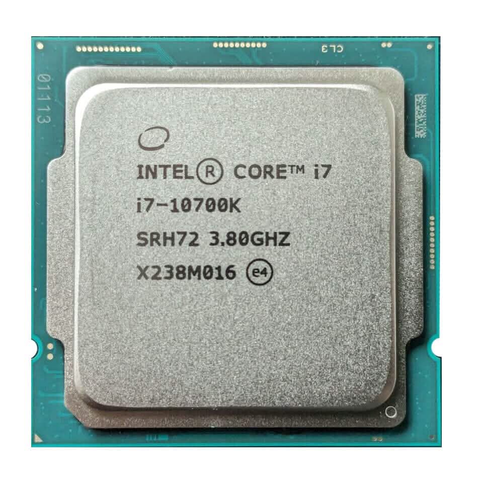 Processeur Intel Core i7-10700K (5,1 GHz, 8 cœurs, socket LGA1200, boîte) - BX8070110700K (Reconditionné)
