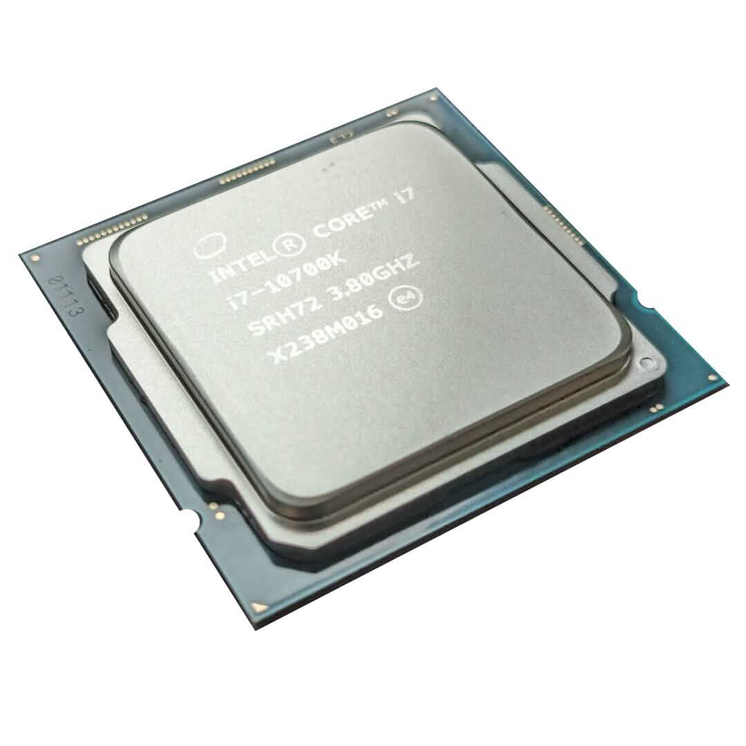 Processeur Intel Core i7-10700K (5,1 GHz, 8 cœurs, socket LGA1200, boîte) - BX8070110700K (Reconditionné)