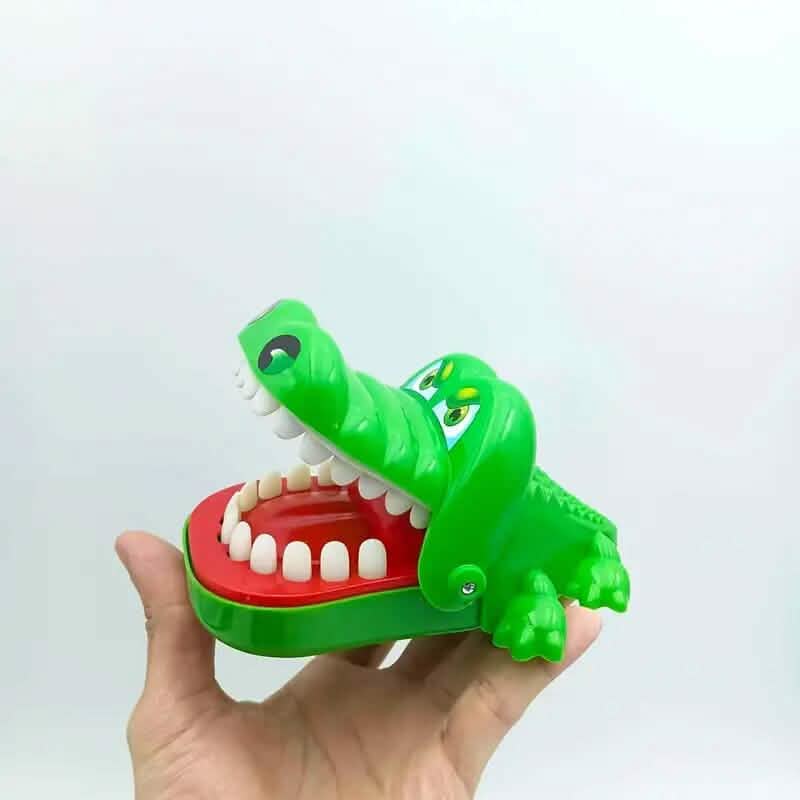インタラクティブなワニの指噛みおもちゃ