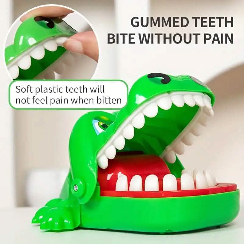 インタラクティブなワニの指噛みおもちゃ