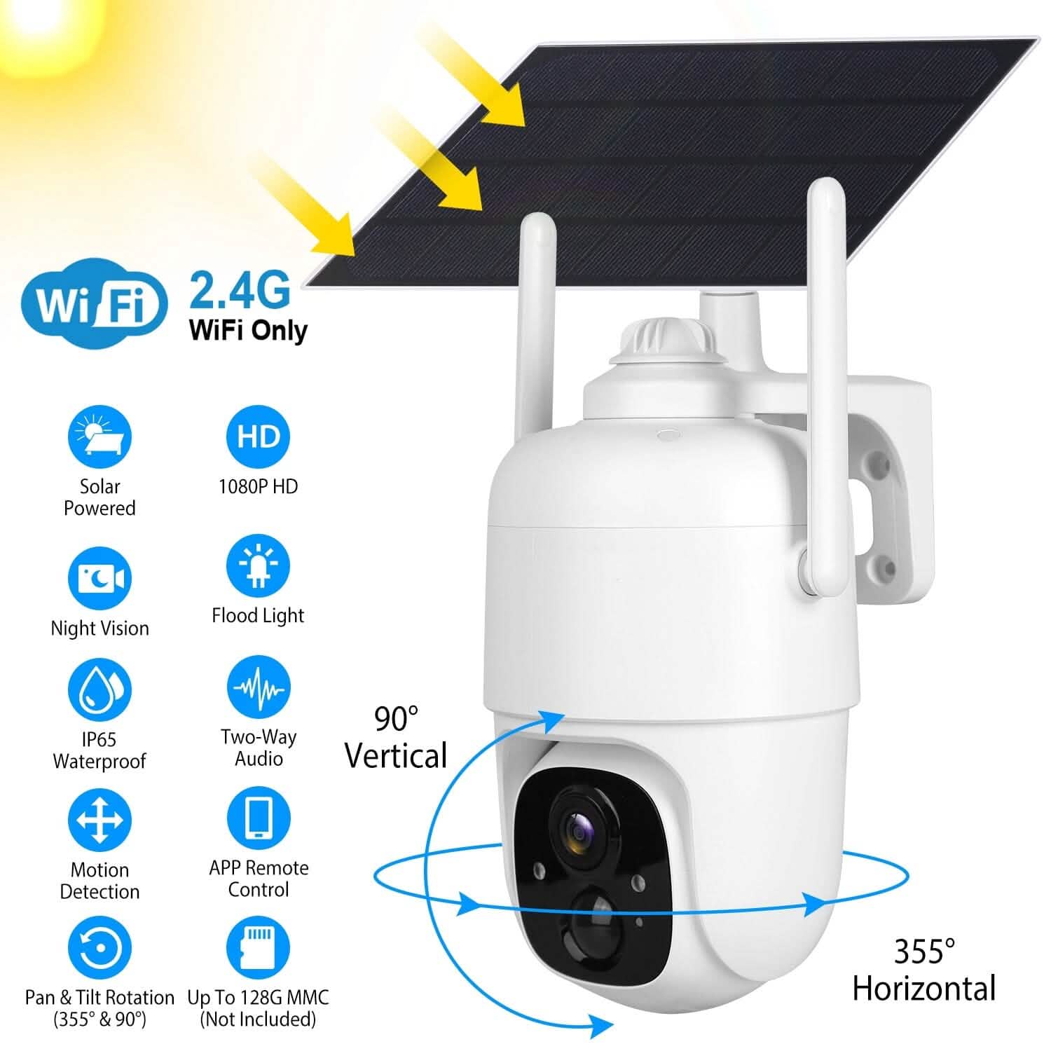 IP65 Solar Wireless Security Camera