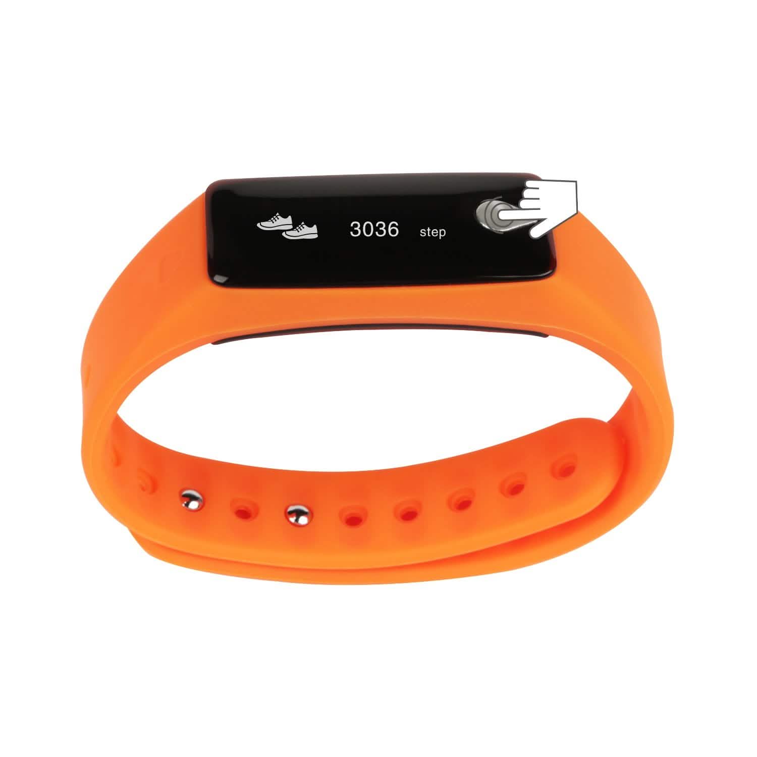 Montre connectée de sport IP67 avec cardiofréquencemètre et podomètre