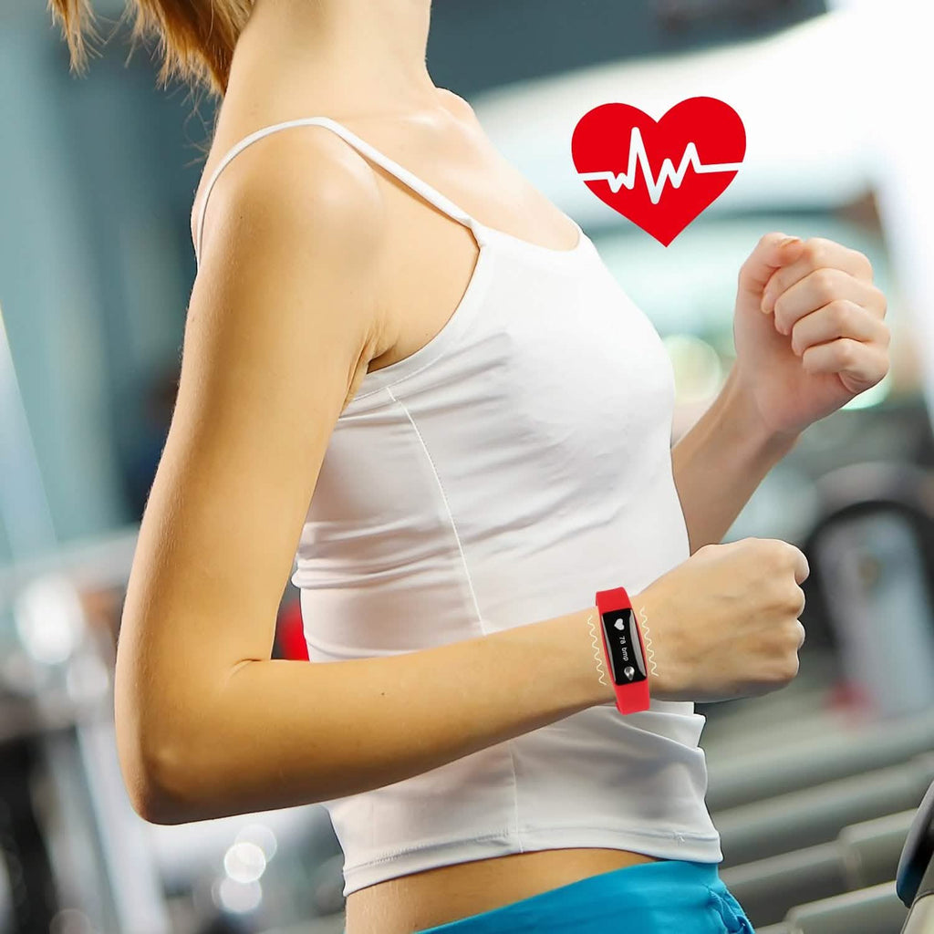 Montre connectée de sport IP67 avec cardiofréquencemètre et podomètre