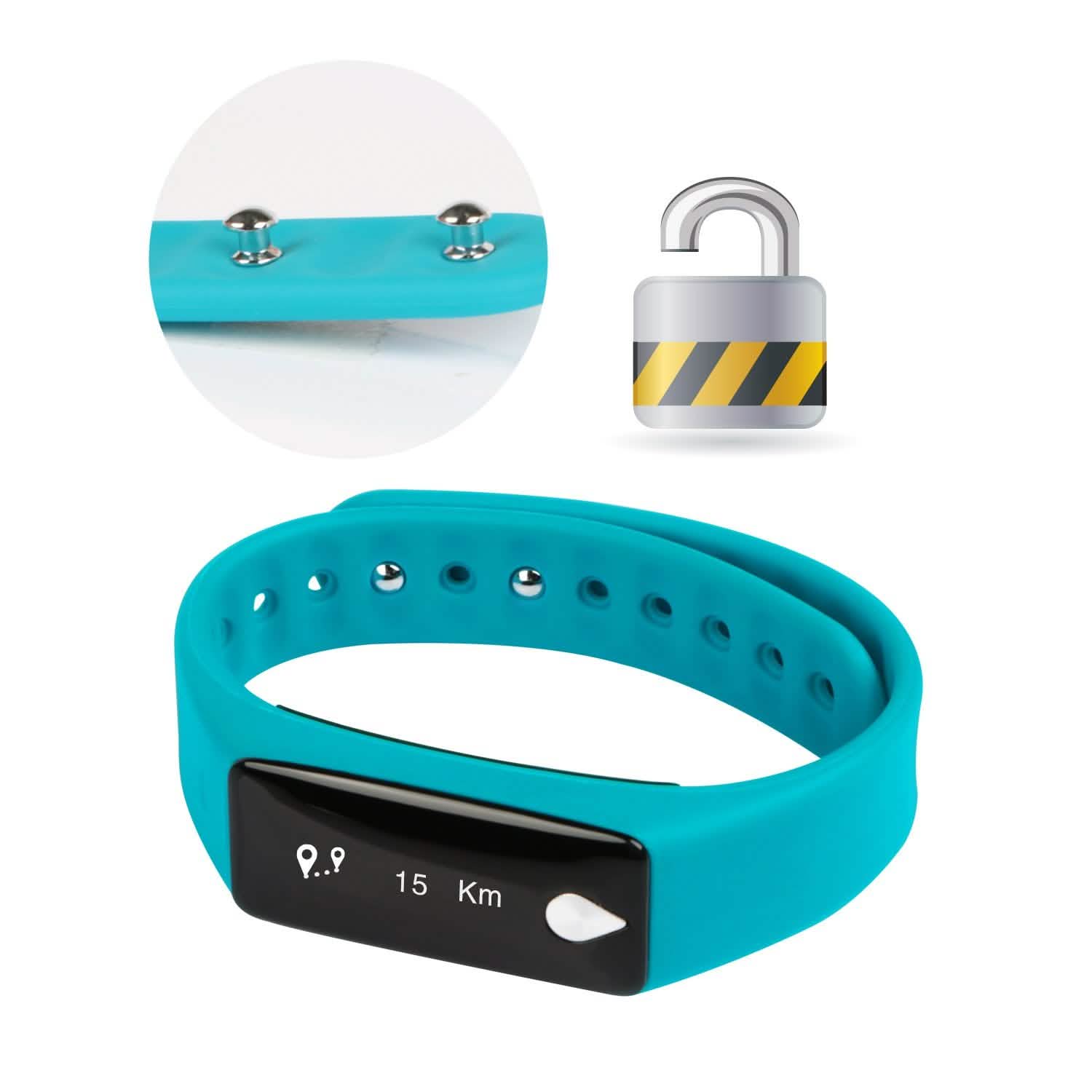 Montre connectée de sport IP67 avec cardiofréquencemètre et podomètre