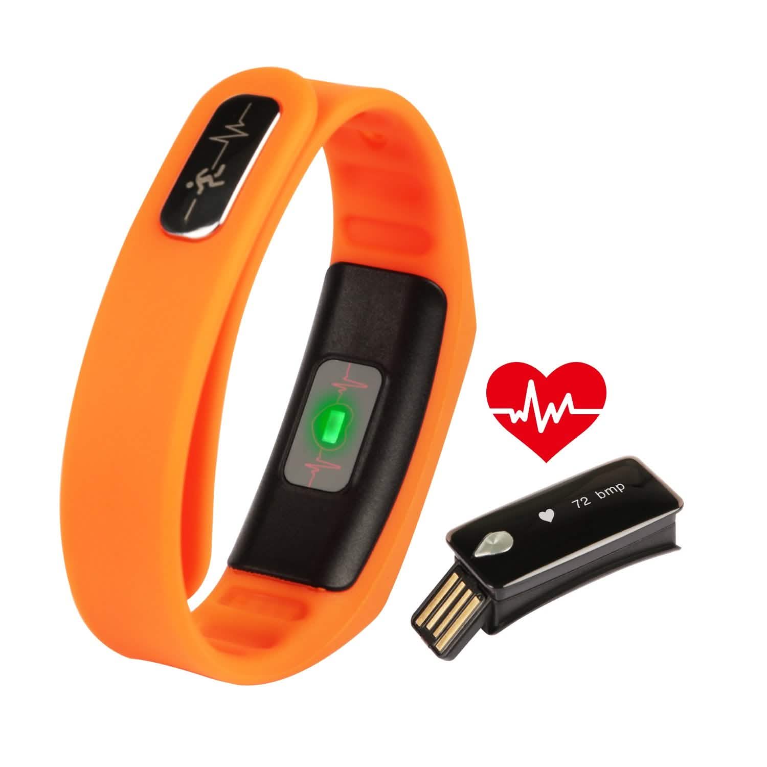 Montre connectée de sport IP67 avec cardiofréquencemètre et podomètre