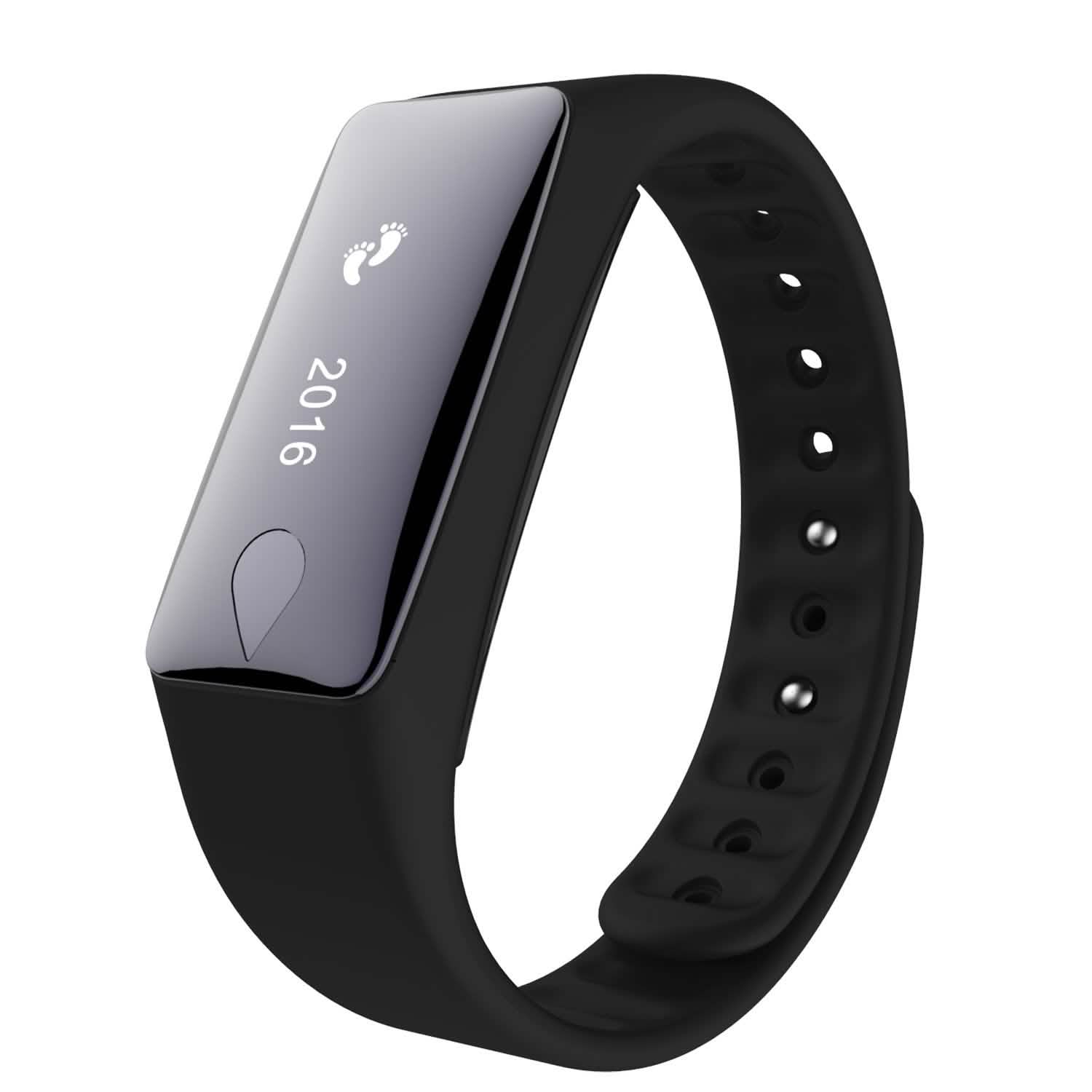 Montre connectée de sport IP67 avec cardiofréquencemètre et podomètre