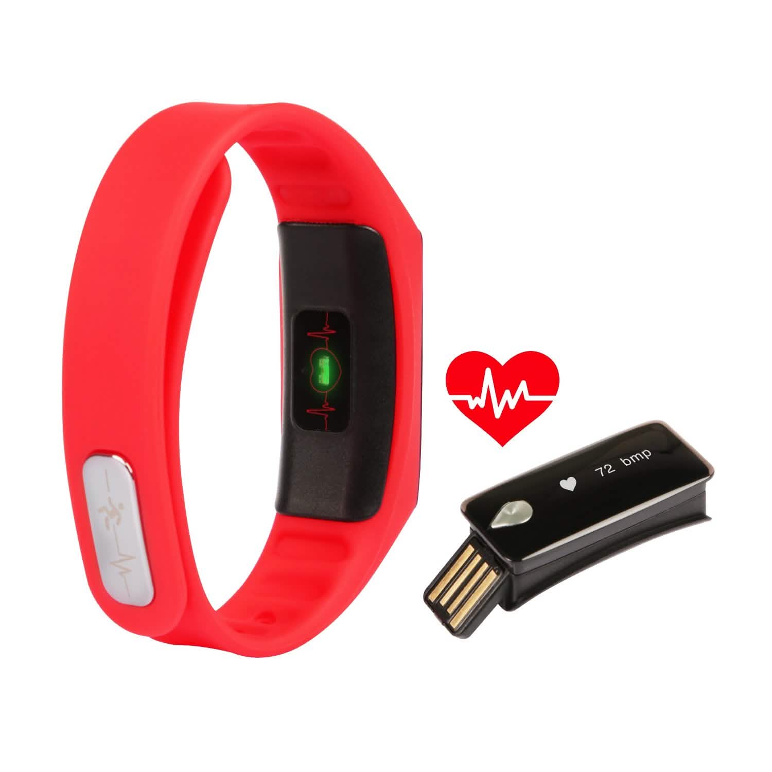 Montre connectée de sport IP67 avec cardiofréquencemètre et podomètre