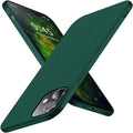 Coque iPhone 12 Pro et iPhone 12 ultra fine en TPU souple au fini mat - Vert