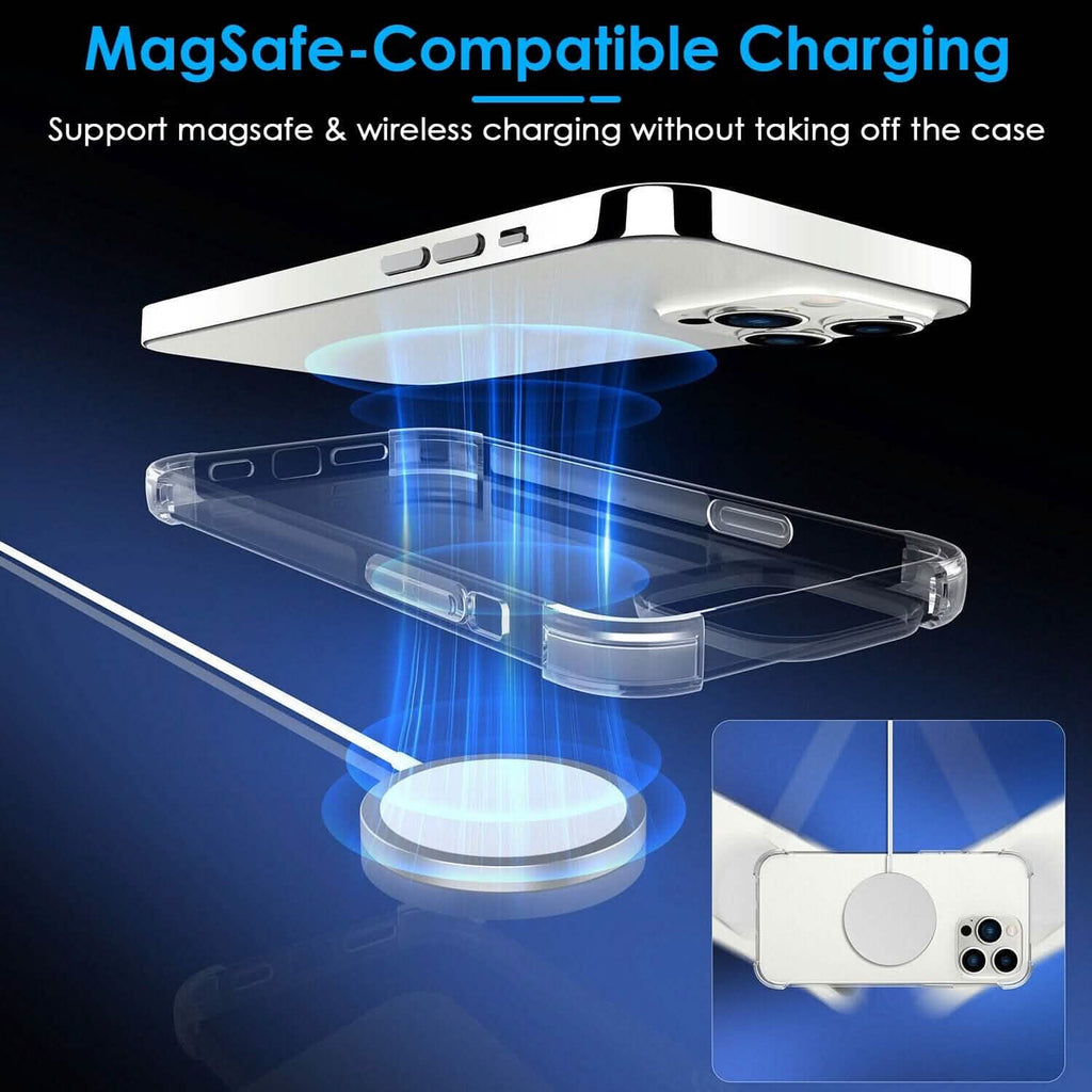 iPhone用耐衝撃クリアスマホケース ソフトTPU